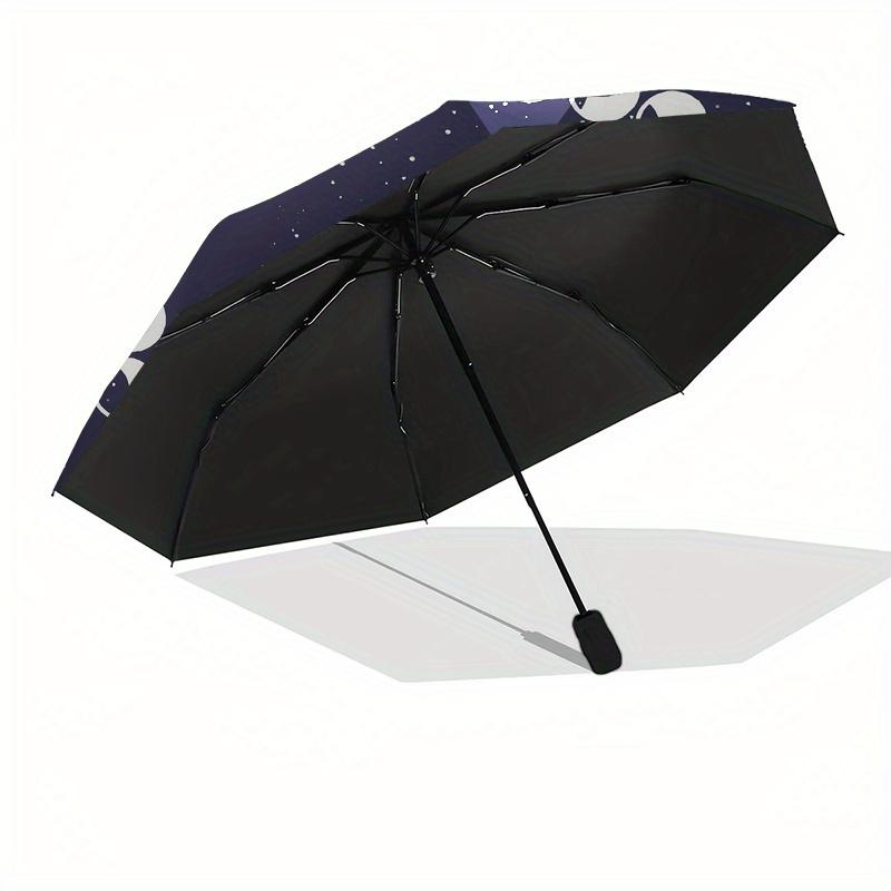 Mystical Moon Phases: Celestial Art for Your SpaceUmbrella, Portable 3-Fold Compact Umbrella,Christmas Gift ES451