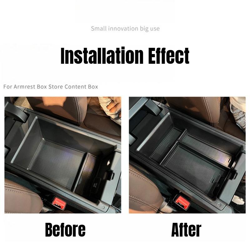 For BMW 3 4 Series G20 G22 i3 i4 Center Console Armrest Storage Box Organizer Tray Car Armrest Case Stowing Tidying Modification