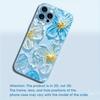 Aesthetic Textured Flower Print for iphone 17 case for coque iphone Case fundas Glass for iPhone 17 16 15 14 13 12 11pm Pro Plus