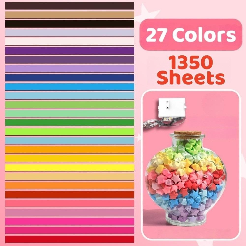 Сделай сам Пятиконечная Звезда Бутылка Желаний Каваи Декоративные Оригами Звезды Бумажные Полоски Декор для Дома Радужный Цвет