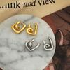Simple And Distorted Love Temperament Light Luxury High-End Ear Buckles, Environmentally Friendly