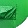 142cm Round Green Screen Backdrop Portable Green Screen Chair Background for Video Chats Video Conference Game Single