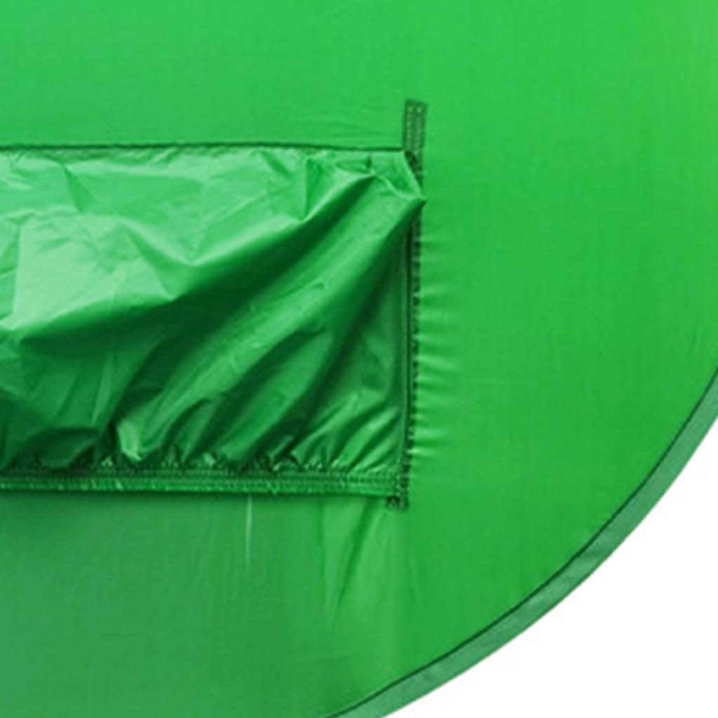 142cm Round Green Screen Backdrop Portable Green Screen Chair Background for Video Chats Video Conference Game Single