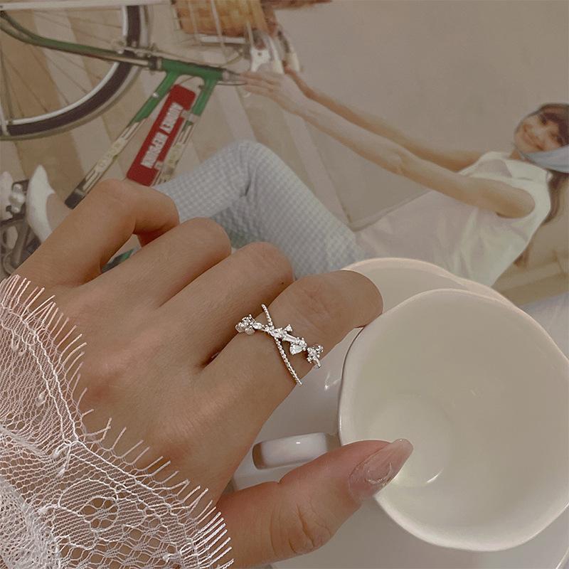 Lindon Classic Copper Alloy Zircon Ring Ladies Jewelry Wedding Promise Party Gift