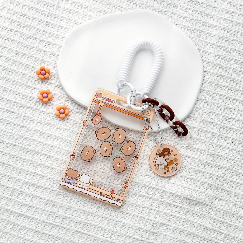 Милый креативный дизайн, забавный держатель для фотокарт Kpop, милый мультяшный держатель для студенческого удостоверения личности, чехол для семейного фотодержателя для друзей