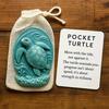 Animal Pocket Hug with Positive Card Emotional Support Love Heart Wolf Turtle Owl Rabbit Crow Pocket Token Decoration Inspirational Encouragement Gift