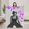 Nina Chuba Музыка Певица Фланелевое Одеяло Зимнее Мягкое Постельное Белье Пледы Девочки Мальчики Домашний Декор Удобное Покрывало Покрывало для Дивана