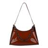 2025 Summer New Fashion Women's Bags Ins Small Fresh Jelly Bag Solid Color Transparent Women's Armpit Bag Small Shoulder