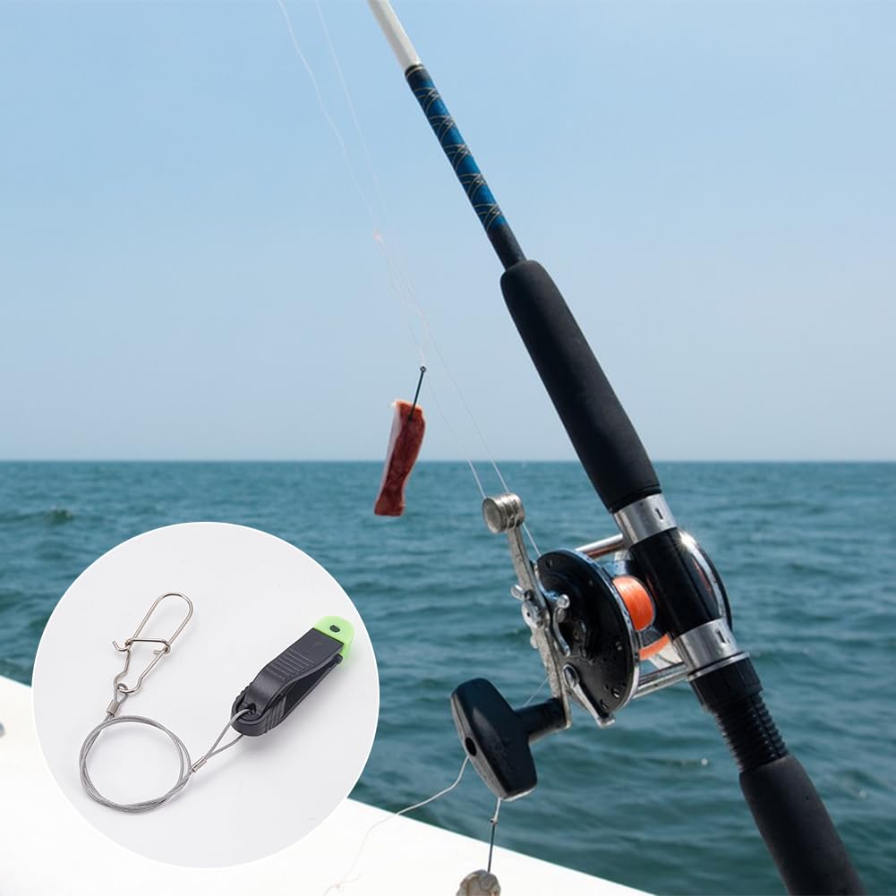 Downrigger Release Clips with Adjustable Steel Line Tensioner, Power Grip Release Clips for Kite, Offshore, Weights, Boats, Fishing Equipment