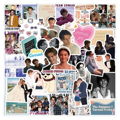 55 Наклейки из сериала «Летом я стала красивой» - Водонепроницаемое украшение для журналов, бутылок для воды и компьютеров