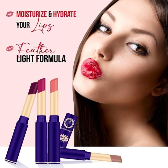 Colors Queen Queen Lips Matte Lipstick | Long Lasting Lipstick Waterproof Highly Pigmented with Smooth Application (05 - Peach)