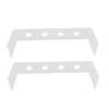 2Pcs Wine Bottle Stopper Display Acrylic Transparent 4 Slots Integrated Wine Stopper Holder for Countertop Bar Displays