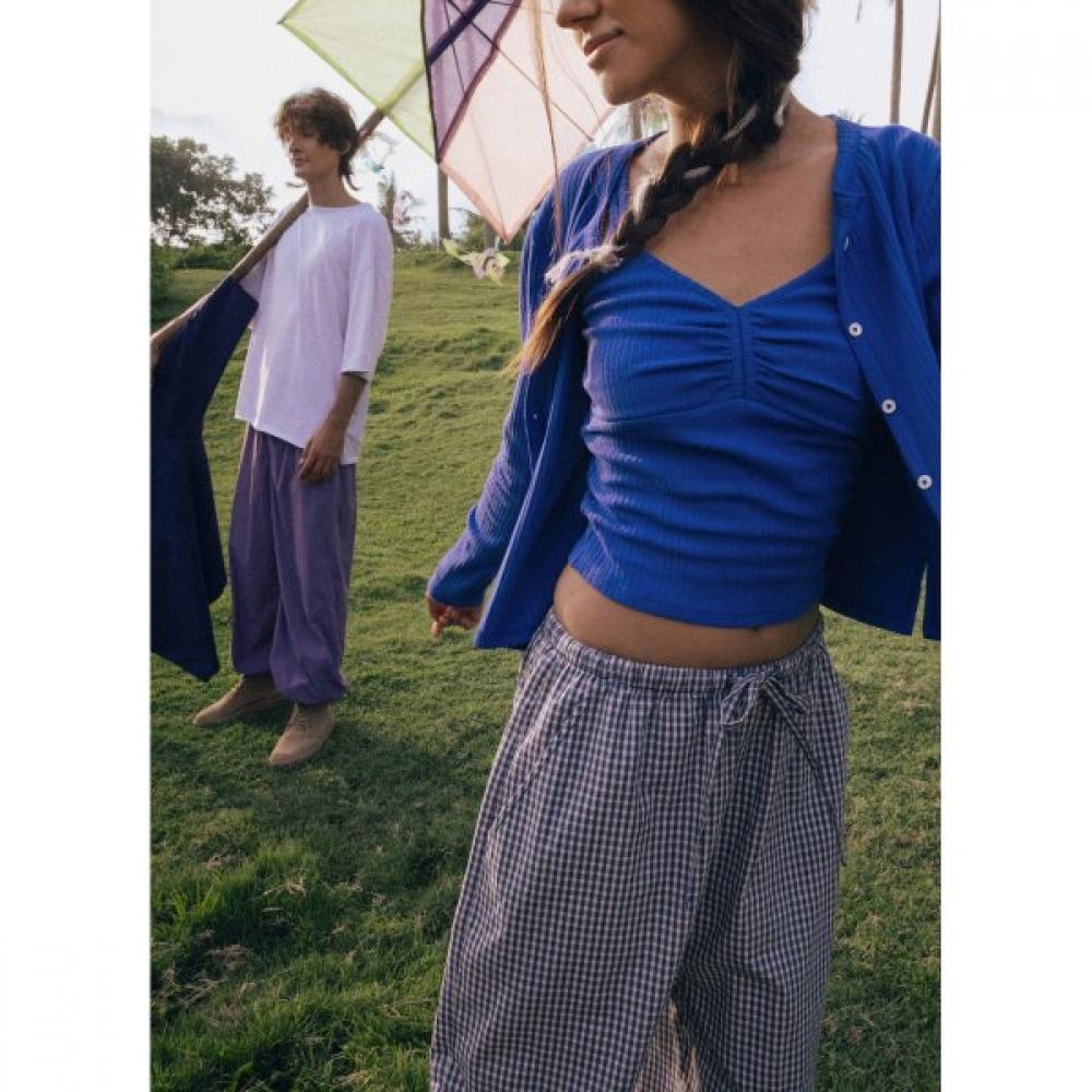 Budhi Mudra Diagonal Jogger Pants  Grape Compote  B61003apl44 P44 