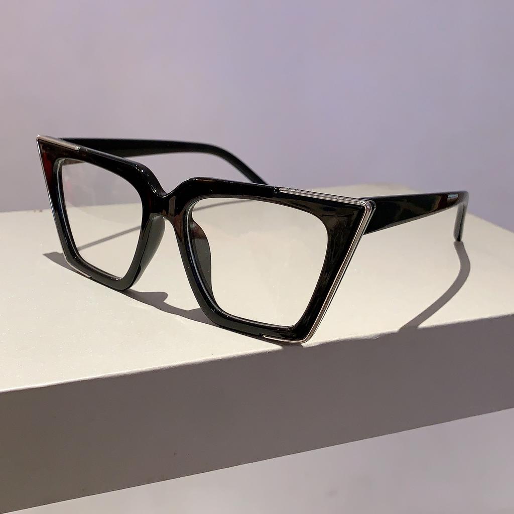 Винтажные очки оверсайз Женская мода Кошачий глаз Блокировка синего света Очки Шикарный конфетный цвет Очки без диоптрий