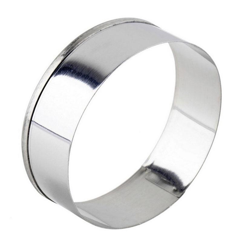 3шт нержавеющая сталь круглый круг печенье печенье пончик резак помадка торт паста плесень