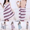 Adjustable Bath Towel Dress Highly Absorbent Long Shower Wrap Night Towel New Wearable Halter