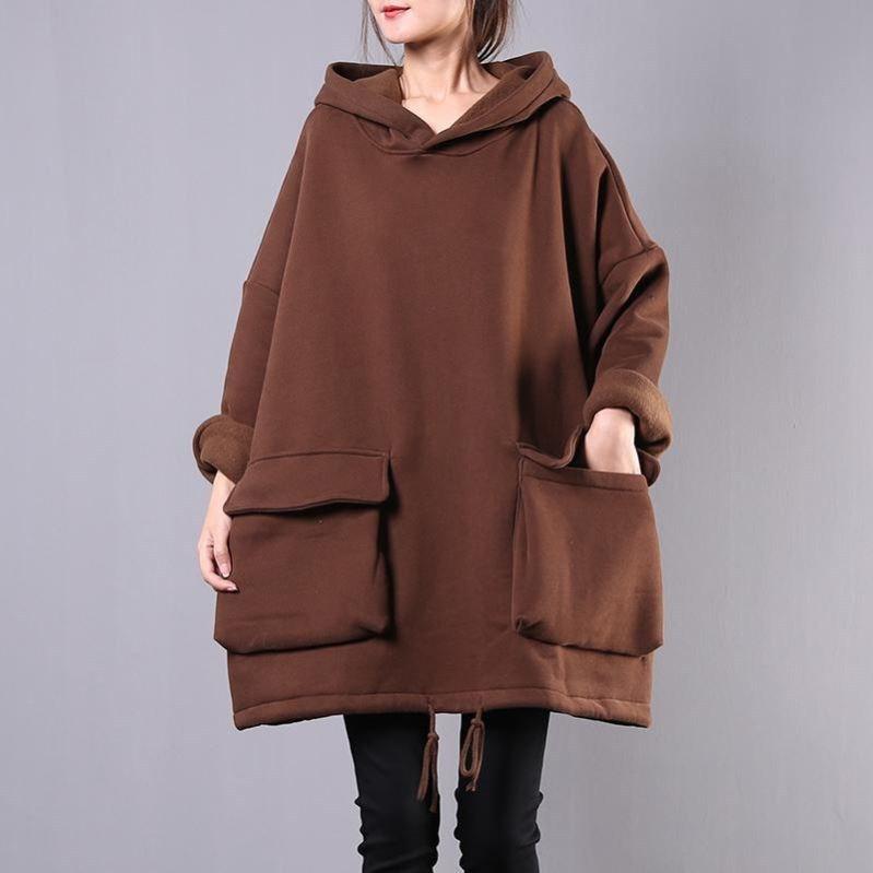 Новая корейская версия свободного покроя большого размера женская одежда флисовый утолщенный свитер с капюшоном женский топ с длинными рукавами женское осенне-зимнее пальто женское