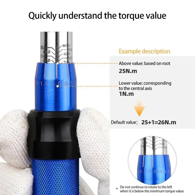 Ultra-Thin 3/8" Torque Wrench 5-60N.m with Magnetic Spark Plug Socket for Car Motorcycle Maintenance & Engine Repair