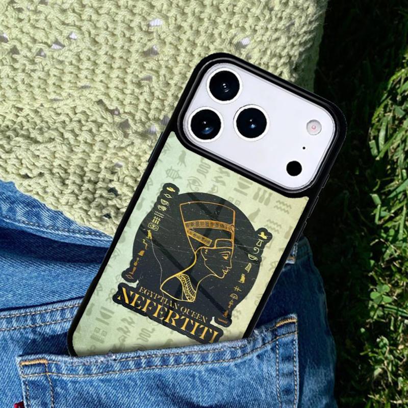 Egypt Nefertiti Anubis Ankh soft phone case cover Compatible with for IPhone 17air 16e 15 14 13 12 11Pro Max 17 Air
