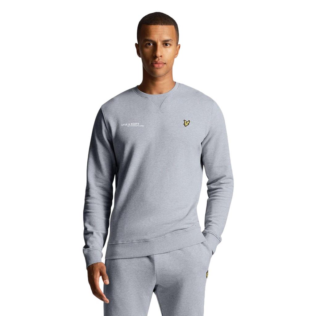Lyle & Scott Mens Co-Ordinate Print Crew Neck Sweatshirt