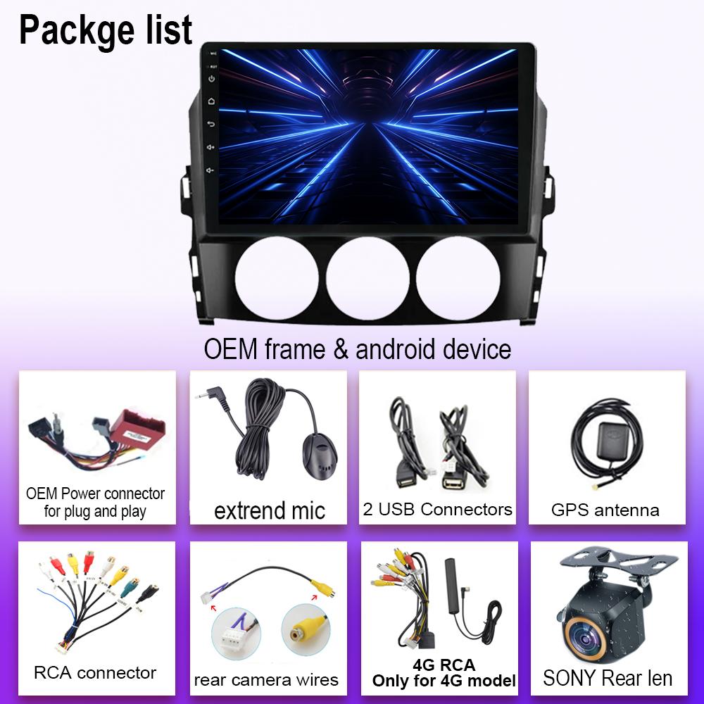 Android For Mazda MX-5 MX5 III 3 NC 2005 - 2015 Car Player Radio Multimedia Video GPS Navigation Auto Carplay Screen DVD Stereo