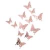 Pack of 12 3D Hollow Paper Wall Sticker Household Living Room Decoration Decal Kit Festival Wedding Party Decorative