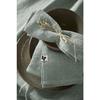 Serviettes de table - Soline - Eucalyptus - 100% lin - 40x40 cm - OEKO-TEX