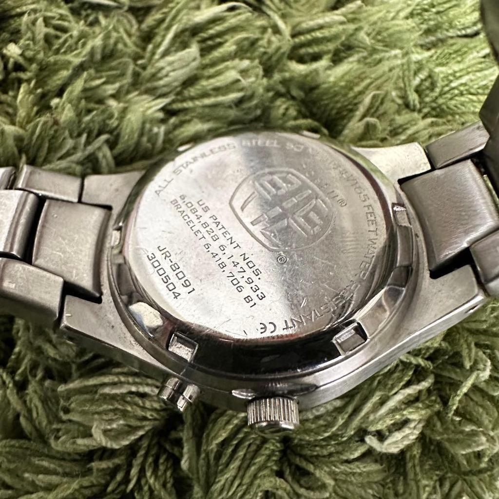 Б/У Хорошее Состояние FOSSIL BIG TIC Fossil Big Chick Часы Радужные