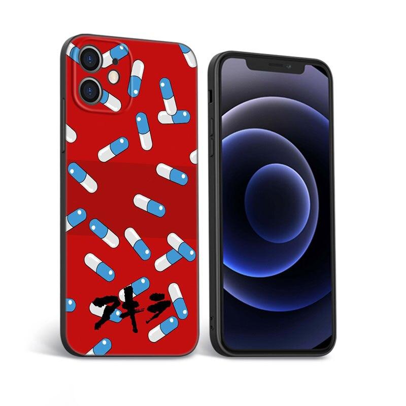 Чехол Akira 1988 для Apple iPhone 12 13 Mini 11 Pro Max XR X XS MAX 8 7 6S 6 Plus SE 5S 5 2020, мягкий черный чехол из ТПУ