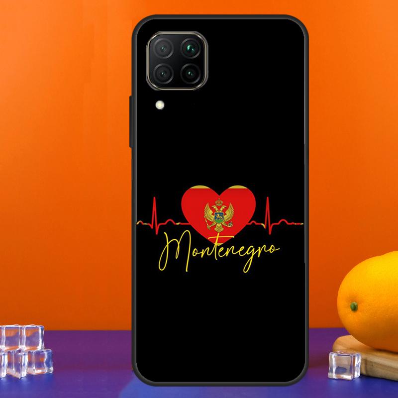 Montenegro Flag For Huawei Nova 12s 12i 11i 5T 9 10 SE Y91 Y90 Y60 Y70 Y72 Y61 P60 Pro P20 P40 P30 Lite Case
