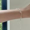 youngglow silver925 stick loop bracelet (2color)