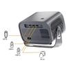 Mini Projector A10 200 Lumen LED Screen Mirror Auto Correction  WiFi Android Access Portable Home Cinema