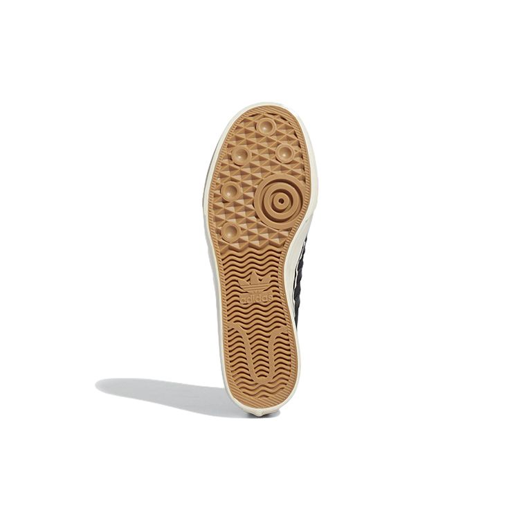 Adidas Nizza RF 74 Черно-белые кроссовки унисекс Core-Black Cloud-White Gum-Three GX8485