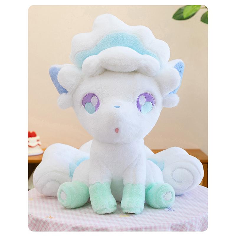40-80cm Vulpix Espurr Plush Toys Large Cartoon Plushie Anime Birthday Pillow Doll Stuffed Gift for Kids Xmas