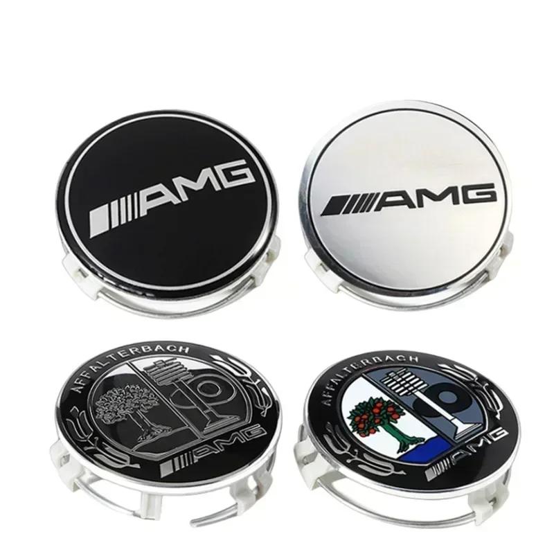 Автомобильная наклейка 2025 Горячая Для Benz C200 2025 Горячая Автомобильная Для Mercedes benz AMG 75 мм Центральная крышка ступицы колеса автомобиля для Mercedes benz W203 W2