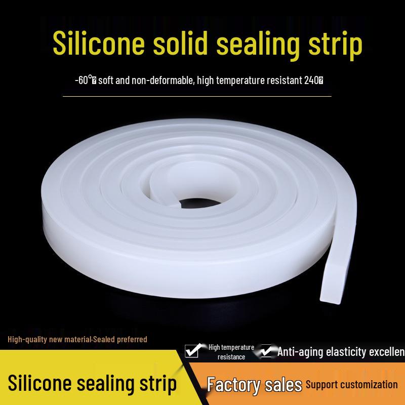 Высокотемпературная силиконовая квадратная резиновая уплотнительная полоса (6/8/10/12/15/20)
