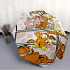 Custom Name Garfield Theme Automatic Umbrella, Lightweight & Portable, 8 Rib, Perfect for Outdoor Travel, Birthdays, Christmas, Gifts.
