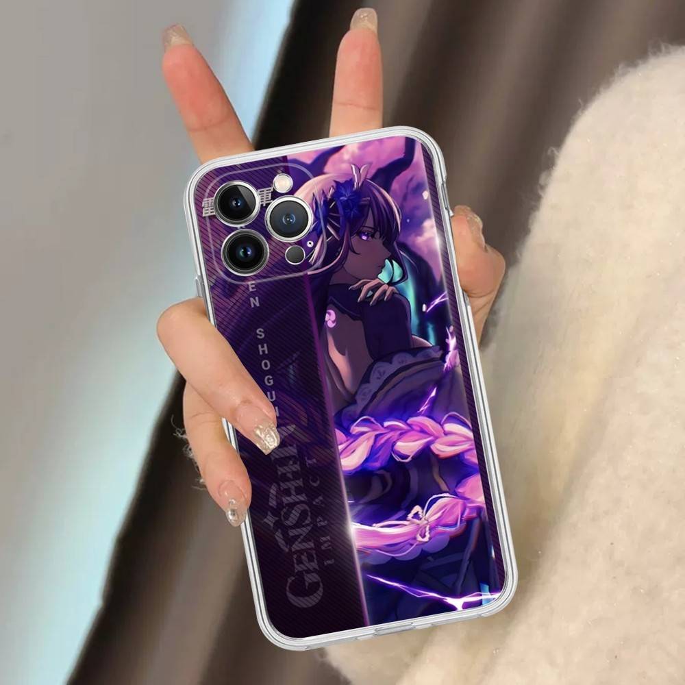 Чехол для телефона Game Genshin Impact Для iPhone 17 Air 16 Pro Max 15 14 13 12 11 Plus