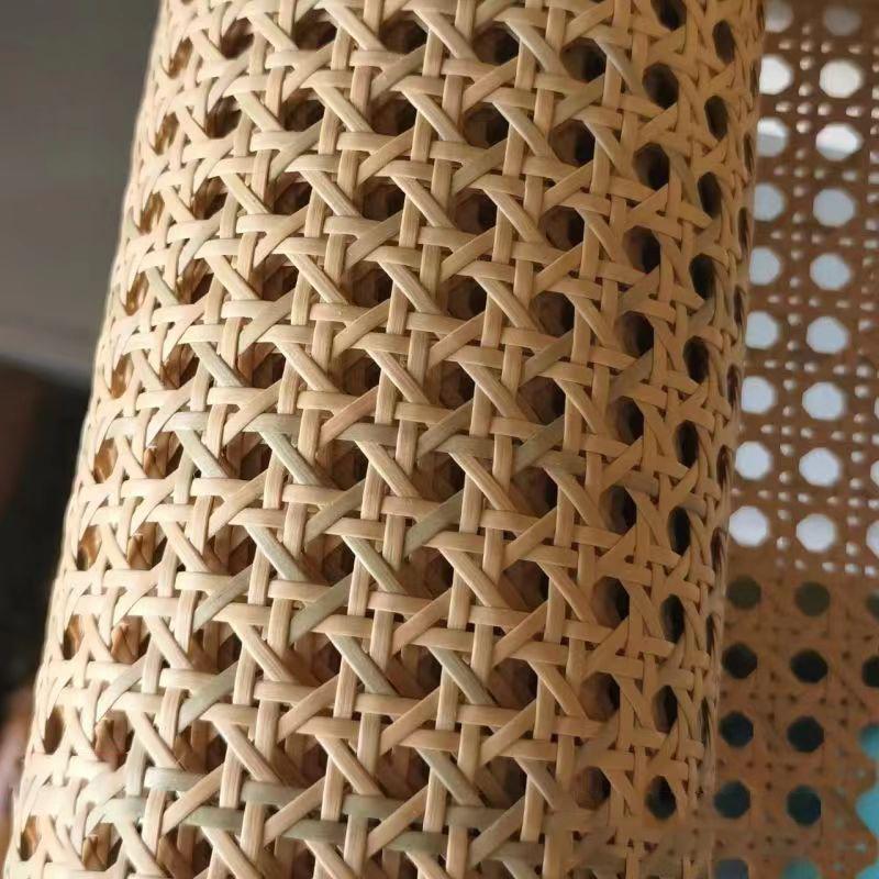 Rattan Octagonal Weaving Decorative Furniture Chair Cabinetry Craft Woven Net Rattan