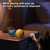 Электрический катающийся питомец игрушечный мяч Интерактивная прыгающая игрушка Обход препятствий Катящийся мяч для кошек Со светодиодной подсветкой Для игры в помещении