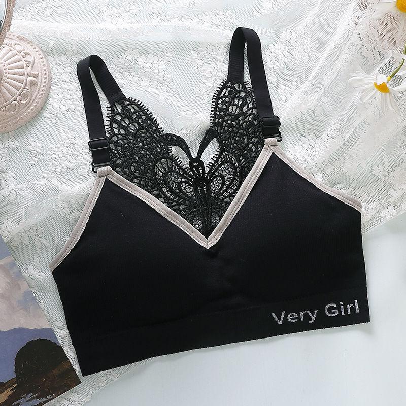 Бюстгальтер с бабочкой на спине большого размера, женское нижнее белье, бесшовное нижнее белье без шрамов и стальных колец, удобное и ноское