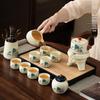 Ru Kiln Splendid Landscape Automatic Tea Set