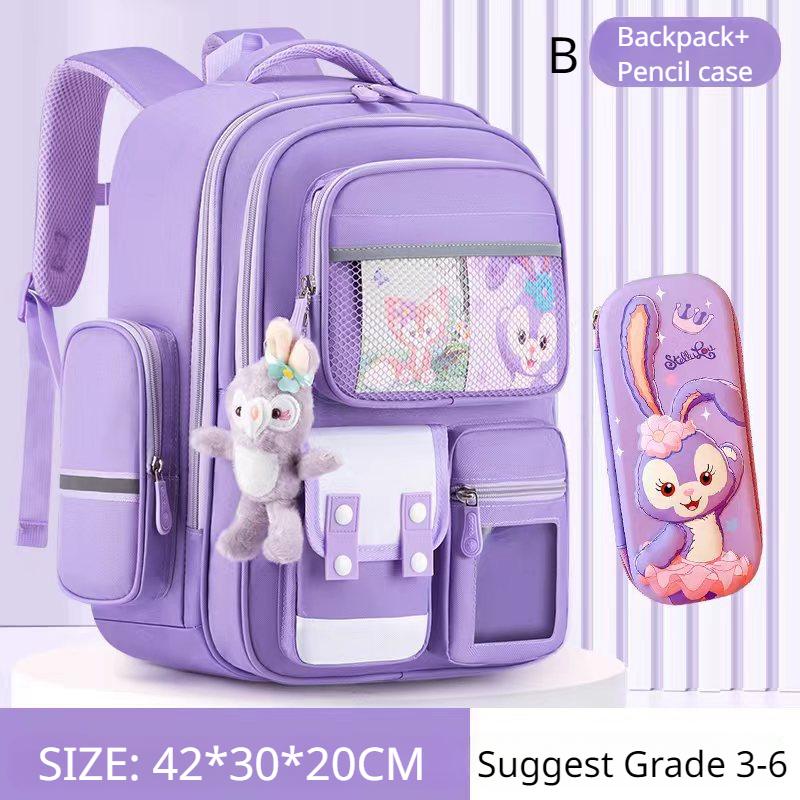 2025 Новый Ультралегкий Школьный Рюкзак для Ученика Студента Набор из 3 Предметов Детская Сумка для Книг 3-6 Класс Унисекс Оксфорд Водонепроницаемый Рюкзак Сумка для Учебы