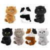 Adorable Kitty Clip Holder Multifunctional Fabric Cats Clip Pendant Keychain for Holding Small Objects in Place