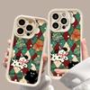 Рождественский чехол для iPhone 11 13 12 14 15 16 Pro Max XR XS Samsung A15 A55 A05 Redmi 12 13C OPPO A16 A18 A60 Reno 11 Vivo Y17S Y12 infinix note
