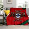 Portuguese Football Federation Crest Blanket Suitable for Sofas, Beds, Offices, And Camping - Perfect Gift for Halloween Christmas