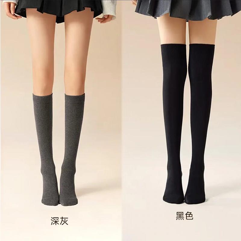 Spring and Autumn slimming pressure calf over knee socks, anti odor and anti slip cotton socks