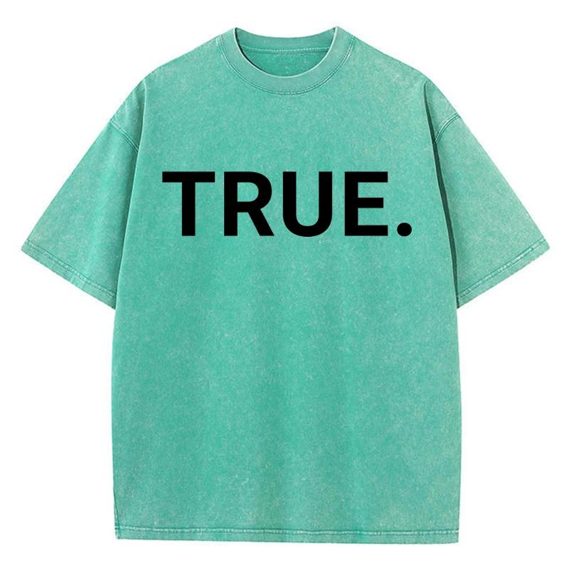 Правда. Футболка Alphabet Art Design для мужчин, футболка с заниженными плечами, дышащая, энергичная, футболки, комфортная одежда Harajuku