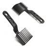 2 шт. парикмахерская расческа для стрижки волос, профессиональная позиционирующая, смешивающая, изогнутая, для домашнего салона, парикмахерская, мужская расческа для стрижки волос