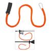 Elastic Kayak Paddle Leash Stretchable Coiled Lanyard Leash Paddle Holder Tool Lanyard Kayak Accessories Enduring